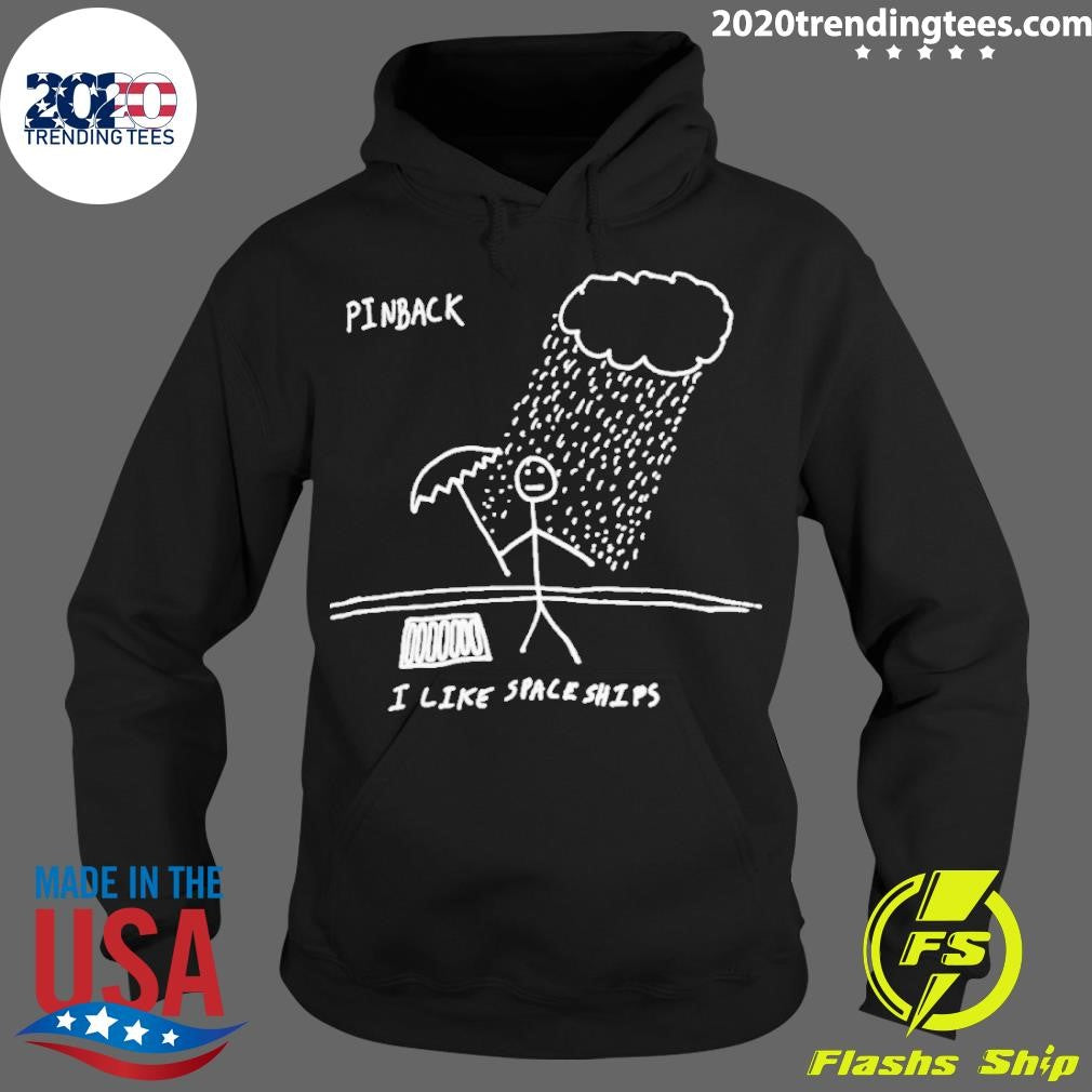 Awesome pinback Rainy Day Black - Adult & Kids T-Shirts, Sweatshirts & Hoodies apparel design preview 2