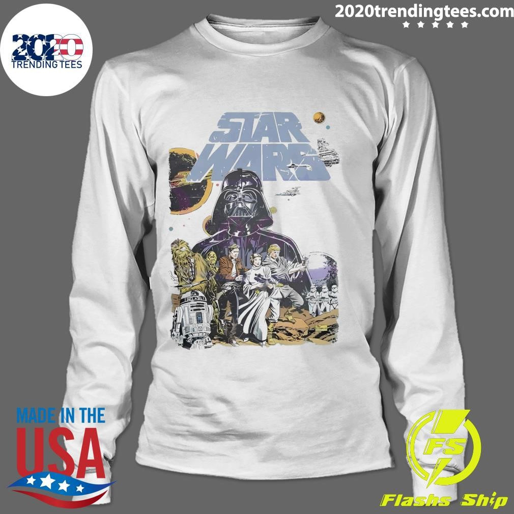 Awesome vintage Star Wars May The Fourth Be With You - Adult & Kids T-Shirts, Sweatshirts & Hoodies apparel design preview 4