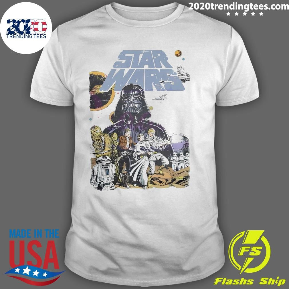 Awesome vintage Star Wars May The Fourth Be With You - Adult & Kids T-Shirts, Sweatshirts & Hoodies apparel design preview 1