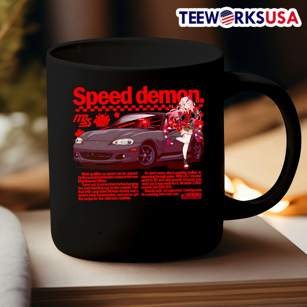 Ayamiata speed demon - Adult & Kids T-Shirts, Sweatshirts & Hoodies apparel design preview 3