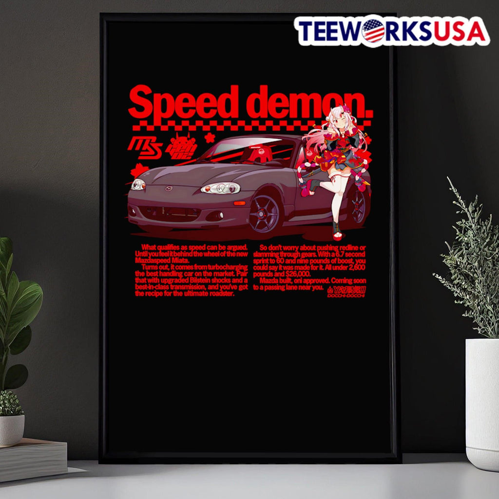 Ayamiata speed demon - Adult & Kids T-Shirts, Sweatshirts & Hoodies apparel design preview 5