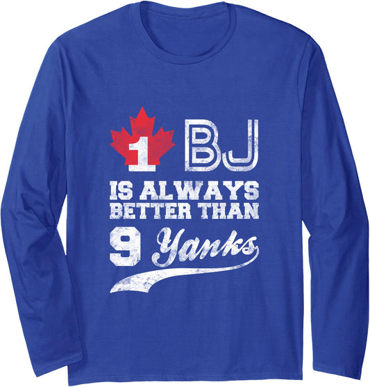 1 Bj Is Always Better Than 9 Yanks Hoodie for Men Express Yourself