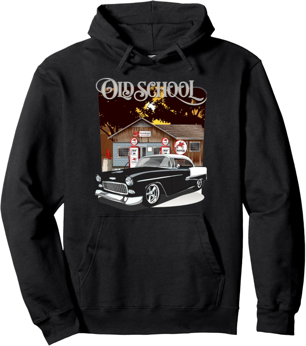 1955 55 Chevys Bel Air Muscle Car Old T-Shirt - Trendy Graphic for Adults - T-Shirt, Sweatshirt, Hoodie