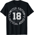 18 Year Old Gifts 2007 18Th T-Shirt - Aesthetic Graphic for Adults - T-Shirt, Sweatshirt, Hoodie