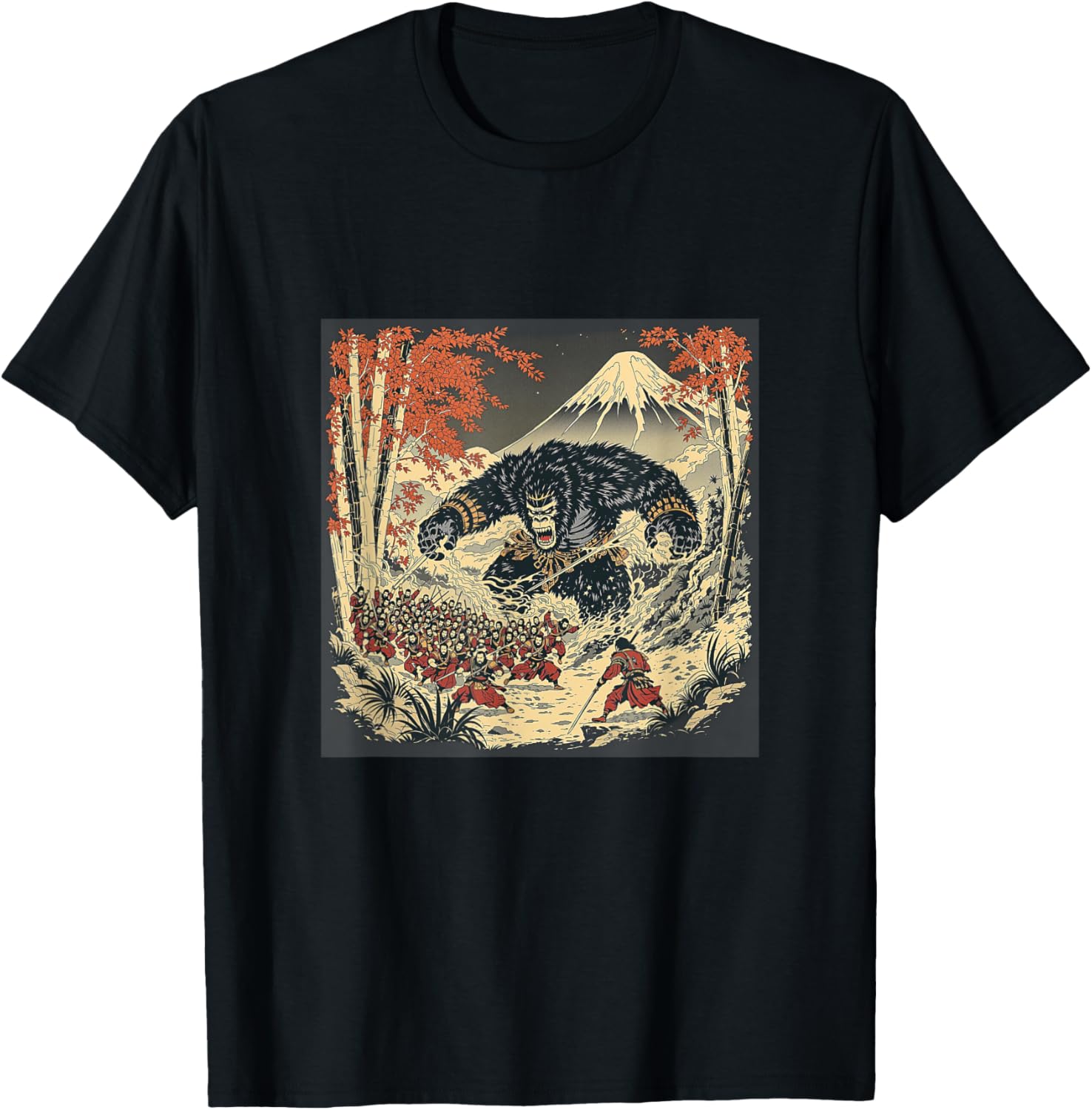 100 Vs 1 Gorilla Silverback Ape T-Shirt - Fun Novelty Design for Adults - T-Shirt, Sweatshirt, Hoodie