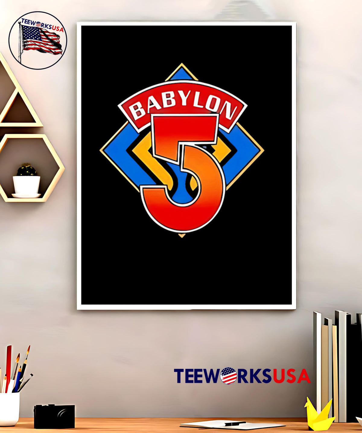 Babylon 5 Logo - Adult & Kids T-Shirts, Sweatshirts & Hoodies apparel design preview 5