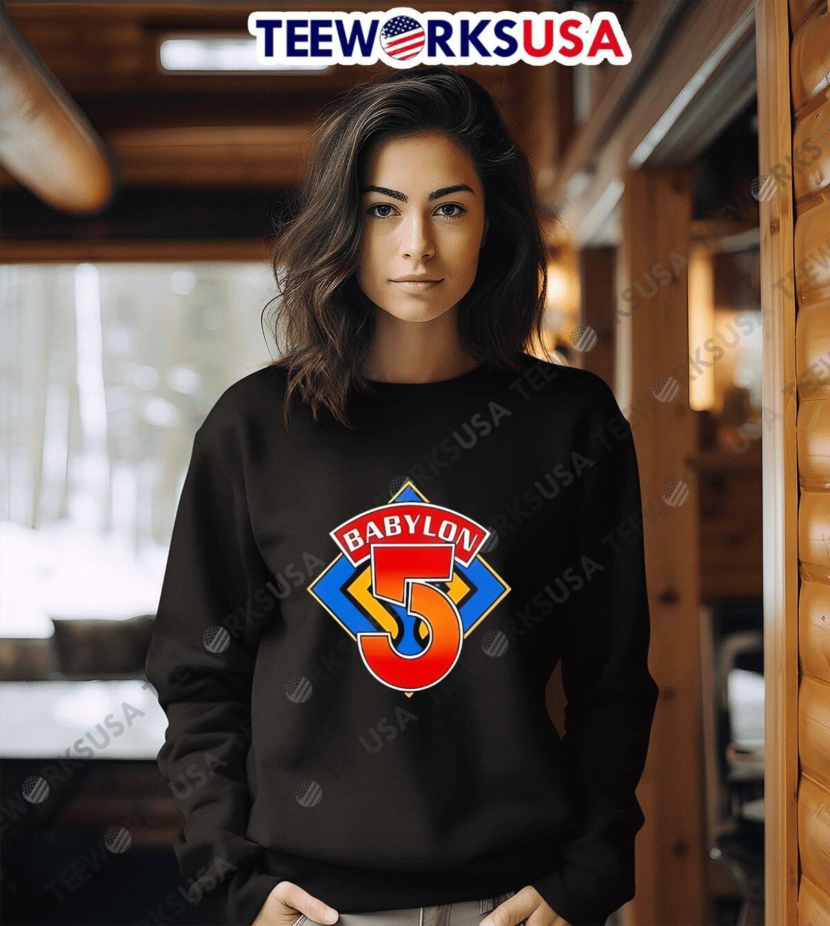 Babylon 5 Logo - Adult & Kids T-Shirts, Sweatshirts & Hoodies apparel design preview 6