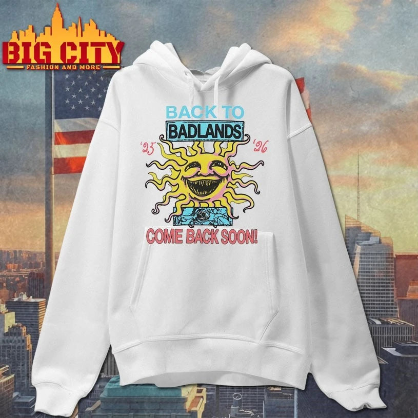 Back To Badlands Tour 2025-2026 - Adult & Kids T-Shirts, Sweatshirts & Hoodies apparel design preview 2