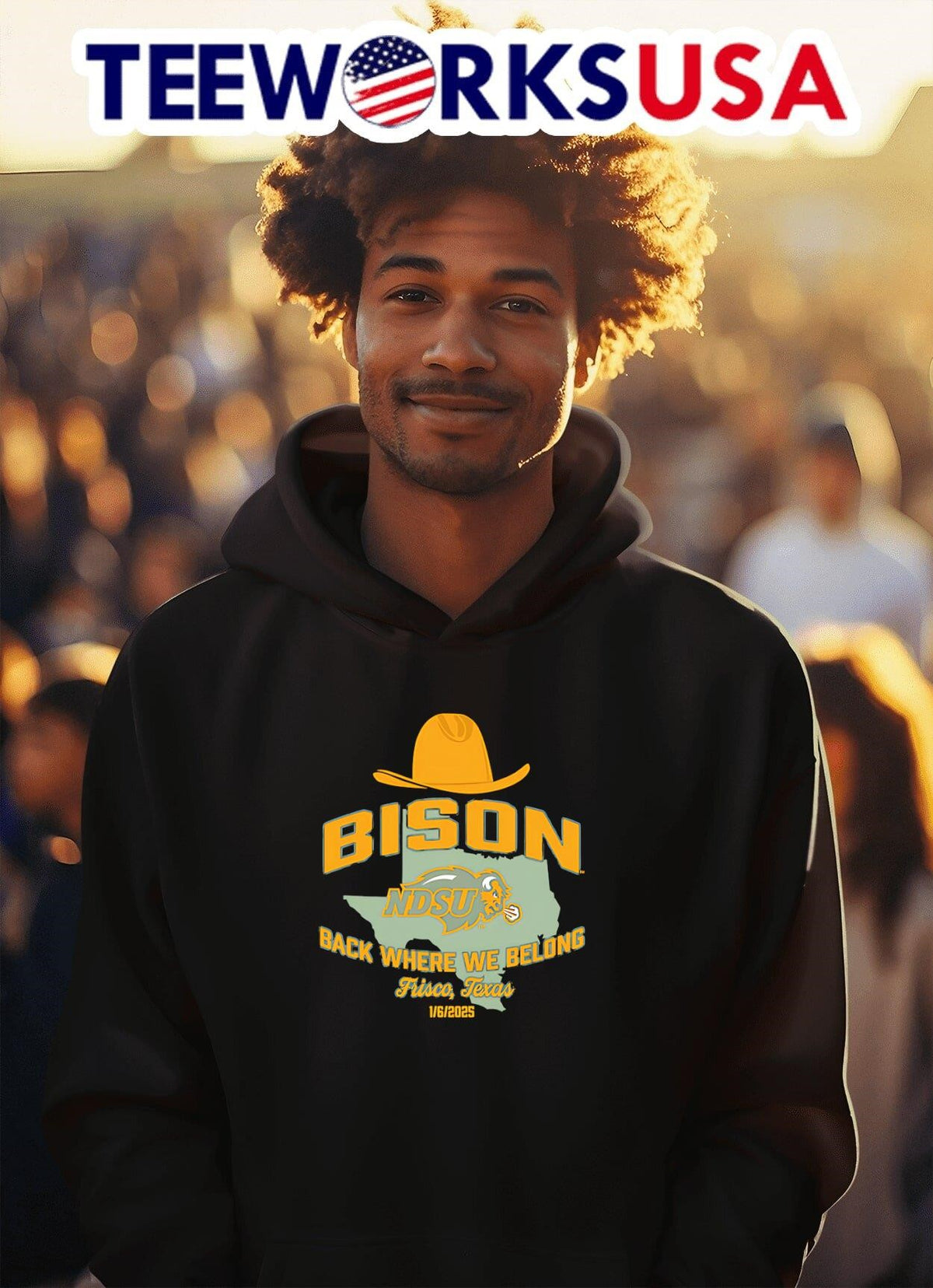 Back where we belong NDSU Bison - Adult & Kids T-Shirts, Sweatshirts & Hoodies apparel design preview 2