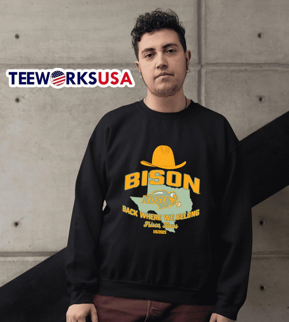 Back where we belong NDSU Bison - Adult & Kids T-Shirts, Sweatshirts & Hoodies apparel design preview 6