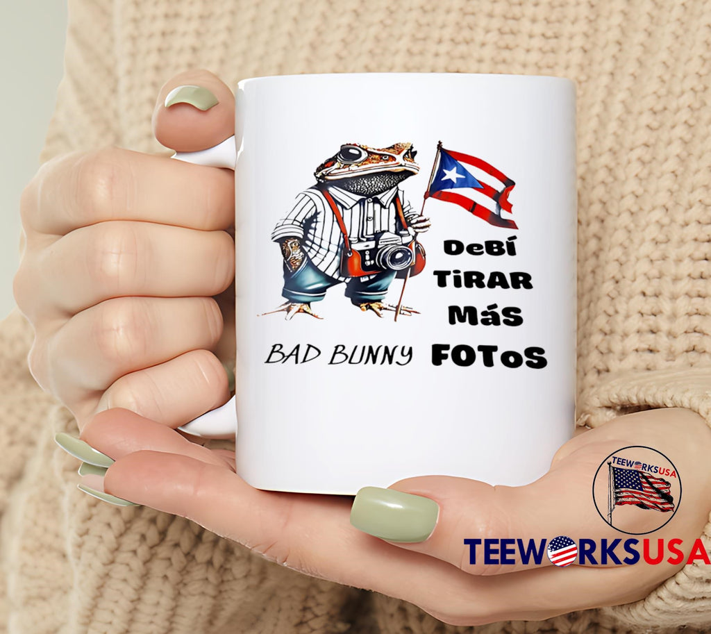 Bad Bunny Debi Tirar Mas Fotos - Adult & Kids T-Shirts, Sweatshirts & Hoodies apparel design preview 6