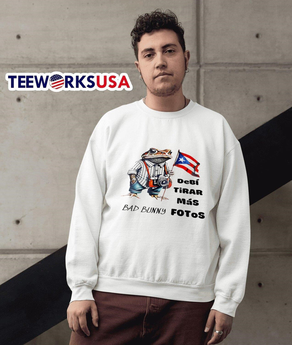 Bad Bunny Debi Tirar Mas Fotos - Adult & Kids T-Shirts, Sweatshirts & Hoodies apparel design preview 5