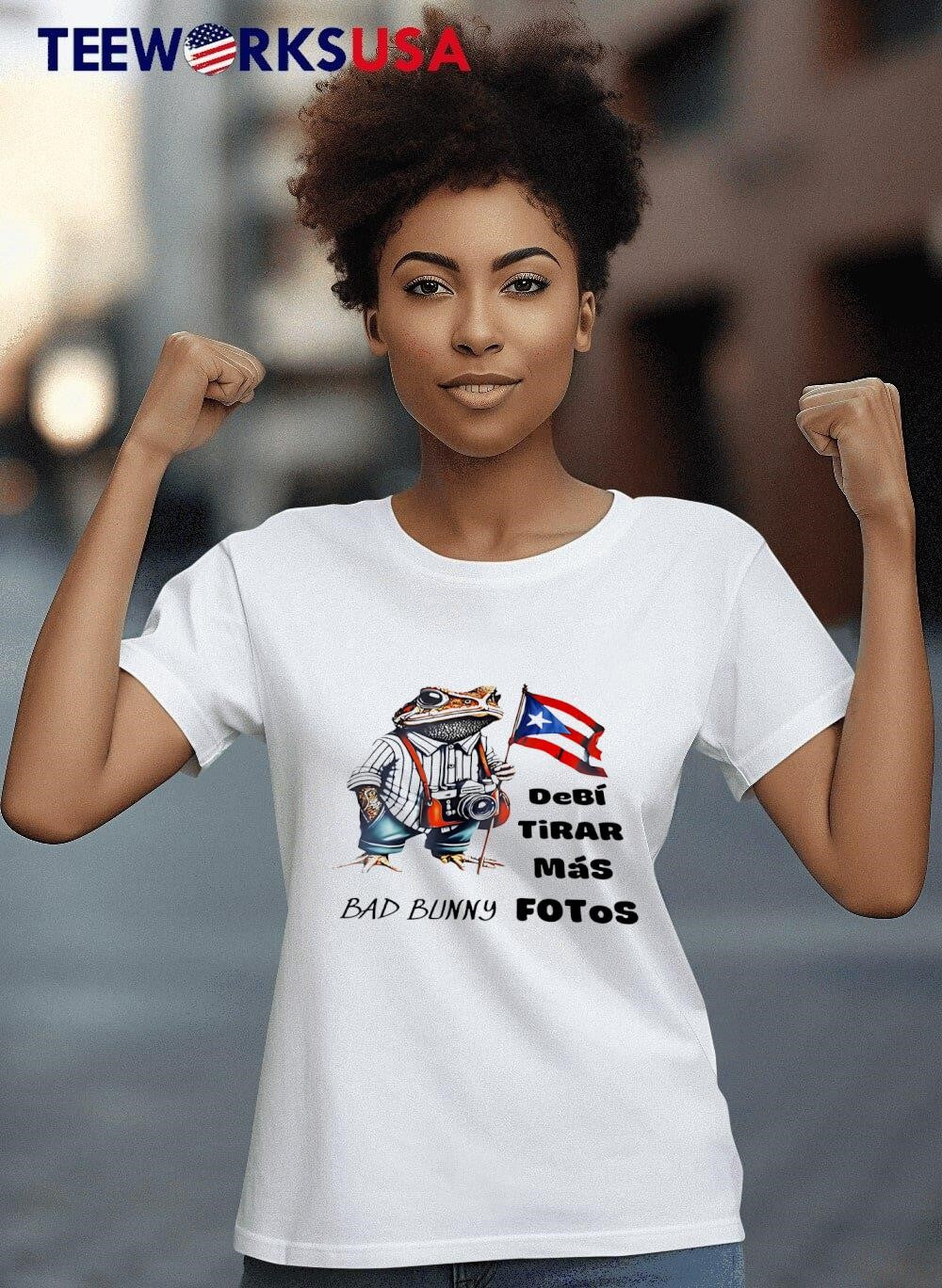 Bad Bunny Debi Tirar Mas Fotos - Adult & Kids T-Shirts, Sweatshirts & Hoodies apparel design preview 8