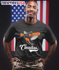 Baltimore Cicadas Orioles baseball logo parody - Adult & Kids T-Shirts, Sweatshirts & Hoodies apparel design preview 1