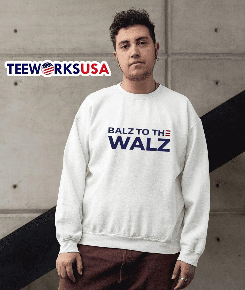 Balz to the walz - Adult & Kids T-Shirts, Sweatshirts & Hoodies apparel design preview 3