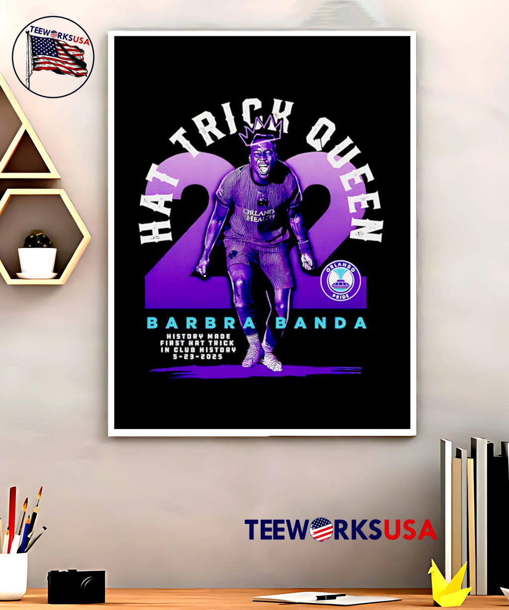 Barbra Banda Orlando Pride Hat Trick - Adult & Kids T-Shirts, Sweatshirts & Hoodies apparel design preview 5