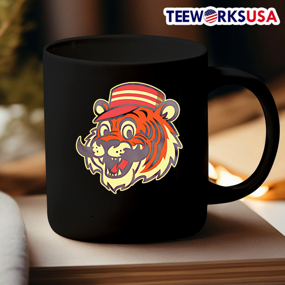 Baseball Tiger - Adult & Kids T-Shirts, Sweatshirts & Hoodies apparel design preview 3