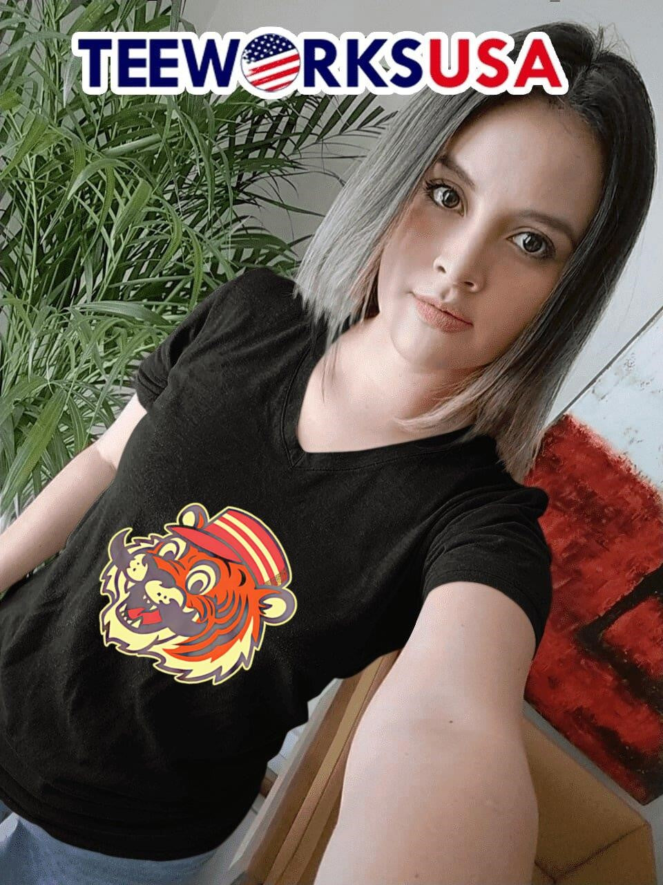 Baseball Tiger - Adult & Kids T-Shirts, Sweatshirts & Hoodies apparel design preview 7