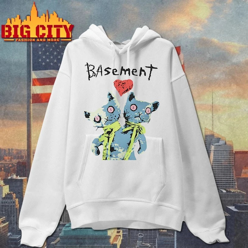Basement Siamese Cats - Adult & Kids T-Shirts, Sweatshirts & Hoodies apparel design preview 2
