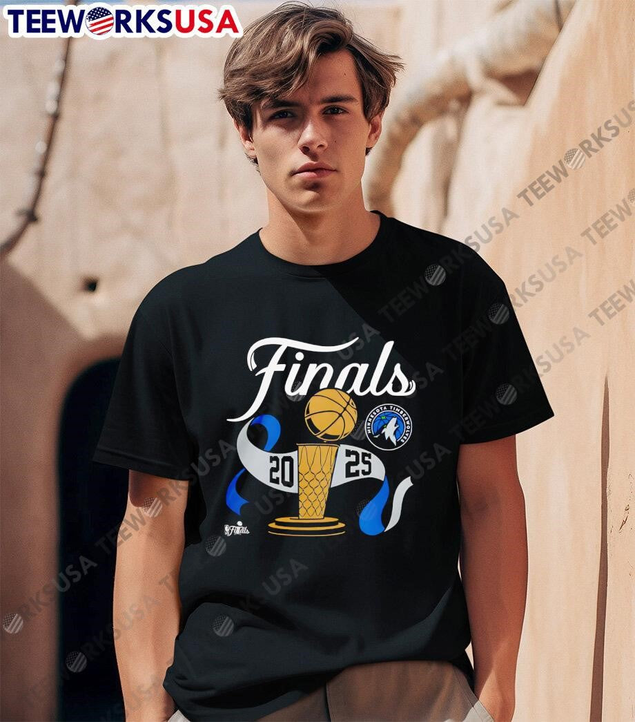 Basketball Finals Trophy Minnesota Timberwolves 2025 - Adult & Kids T-Shirts, Sweatshirts & Hoodies apparel design preview 1