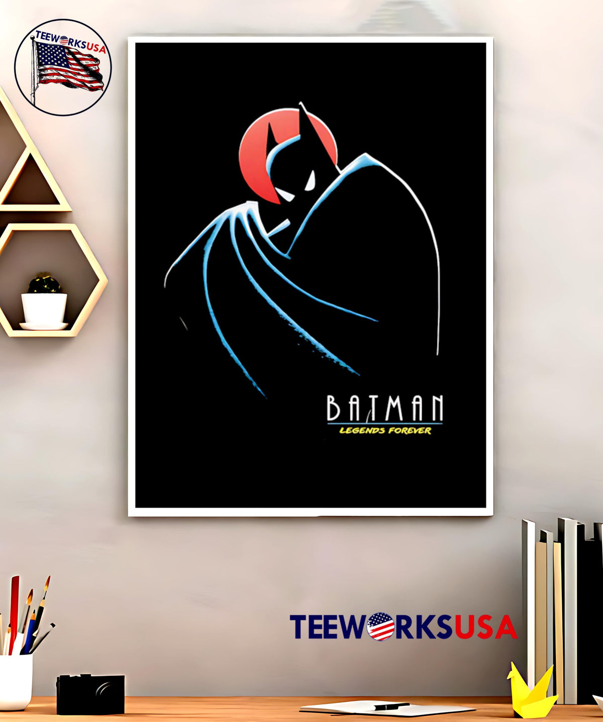 Batman Legends Forever Dark Knight - Adult & Kids T-Shirts, Sweatshirts & Hoodies apparel design preview 5