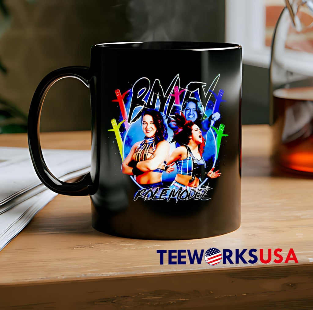 Bayley Role Model graphic vintage - Adult & Kids T-Shirts, Sweatshirts & Hoodies apparel design preview 2
