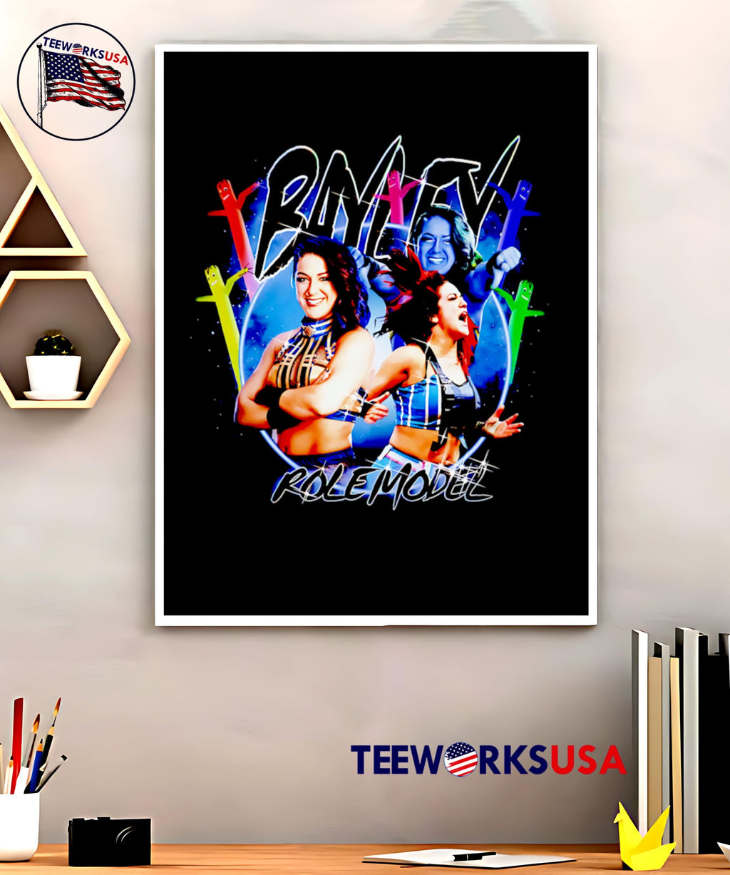 Bayley Role Model graphic vintage - Adult & Kids T-Shirts, Sweatshirts & Hoodies apparel design preview 5
