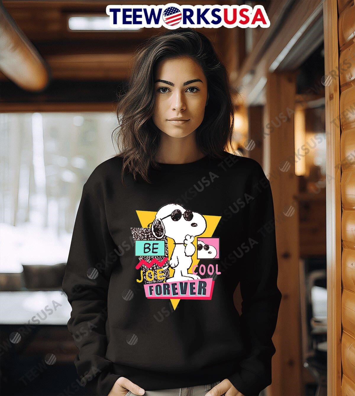 Be Joe cool forever Peanuts - Adult & Kids T-Shirts, Sweatshirts & Hoodies apparel design preview 3