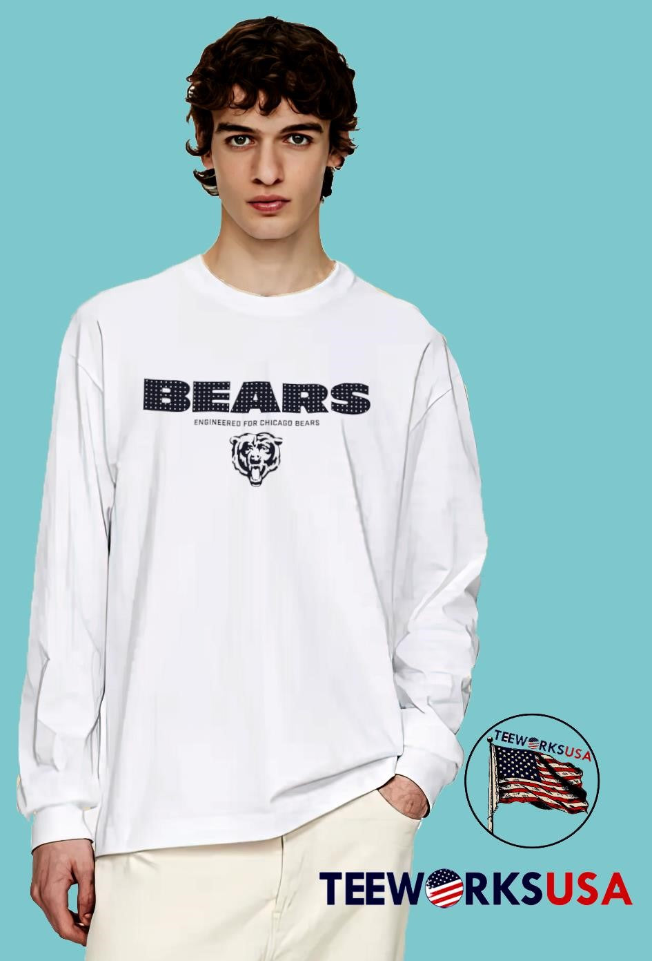 Bears Engineered For Chicago - Adult & Kids T-Shirts, Sweatshirts & Hoodies apparel design preview 4