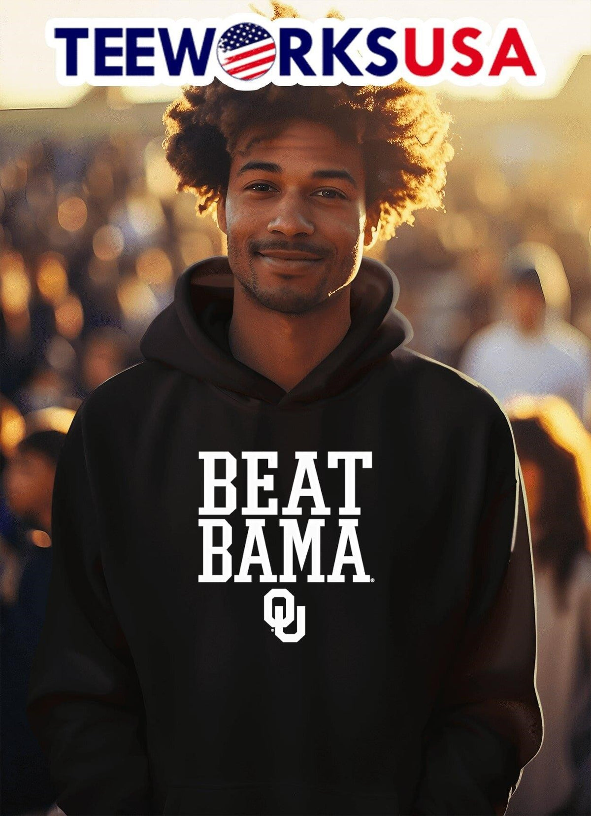 Beat Bama Oklahoma Sooners - Adult & Kids T-Shirts, Sweatshirts & Hoodies apparel design preview 2