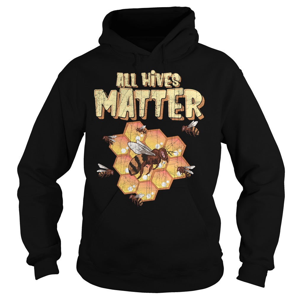 Beekeeping All Hives Matter - Adult & Kids T-Shirts, Sweatshirts & Hoodies apparel design preview 4