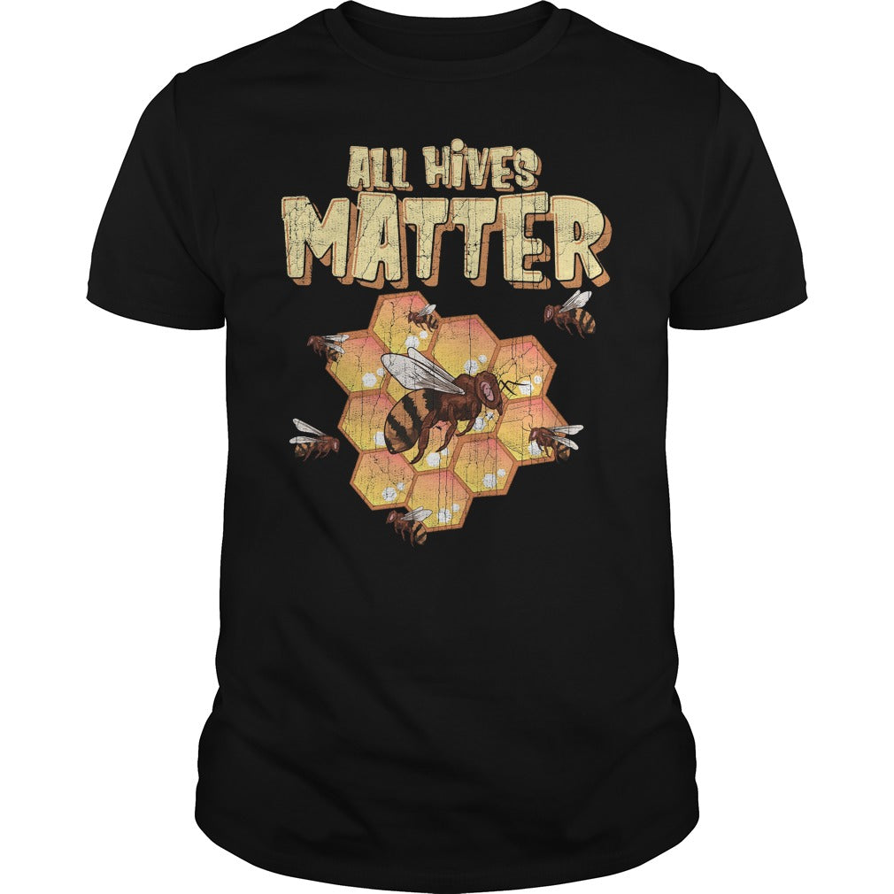 Beekeeping All Hives Matter - Adult & Kids T-Shirts, Sweatshirts & Hoodies apparel design preview 1