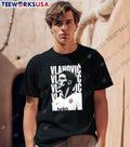 Besiktas Jk Vlahovic Monochrome Player Portrait - Adult & Kids T-Shirts, Sweatshirts & Hoodies apparel design preview 1