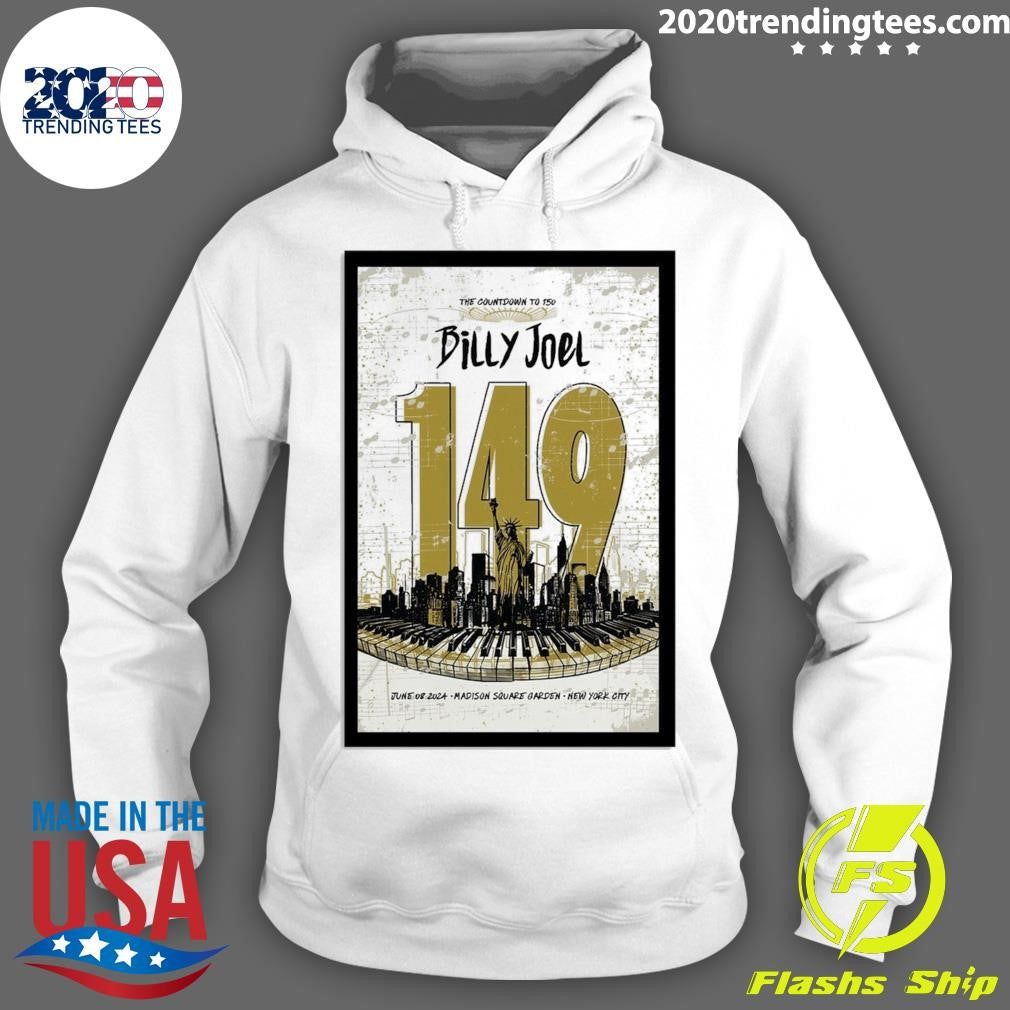 Best Billy Joel June 08 2024 MSG New York Event - Adult & Kids T-Shirts, Sweatshirts & Hoodies apparel design preview 2