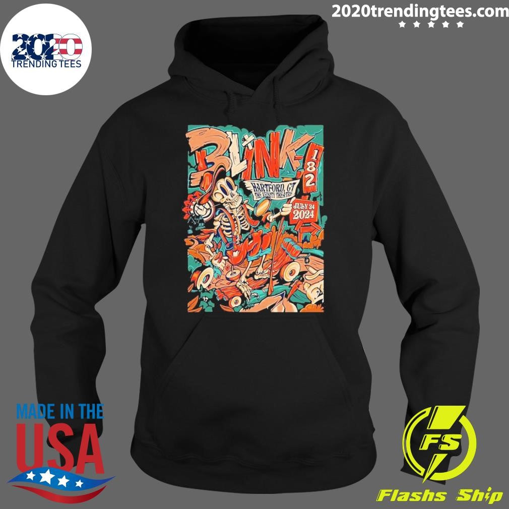 Best Blink 182 July 24, 2024 At Xfinity Theatre Show - Adult & Kids T-Shirts, Sweatshirts & Hoodies apparel design preview 2