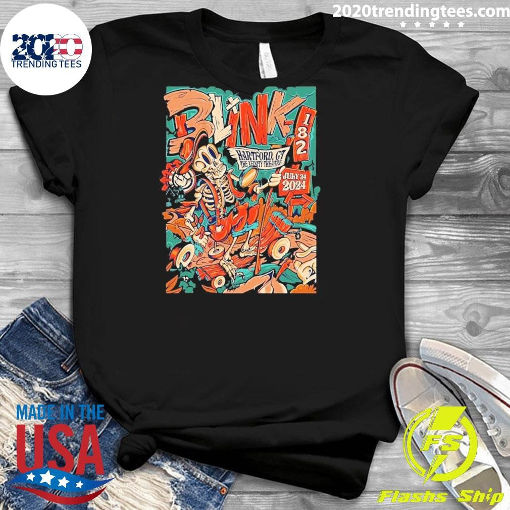 Best Blink 182 July 24, 2024 At Xfinity Theatre Show - Adult & Kids T-Shirts, Sweatshirts & Hoodies apparel design preview 3