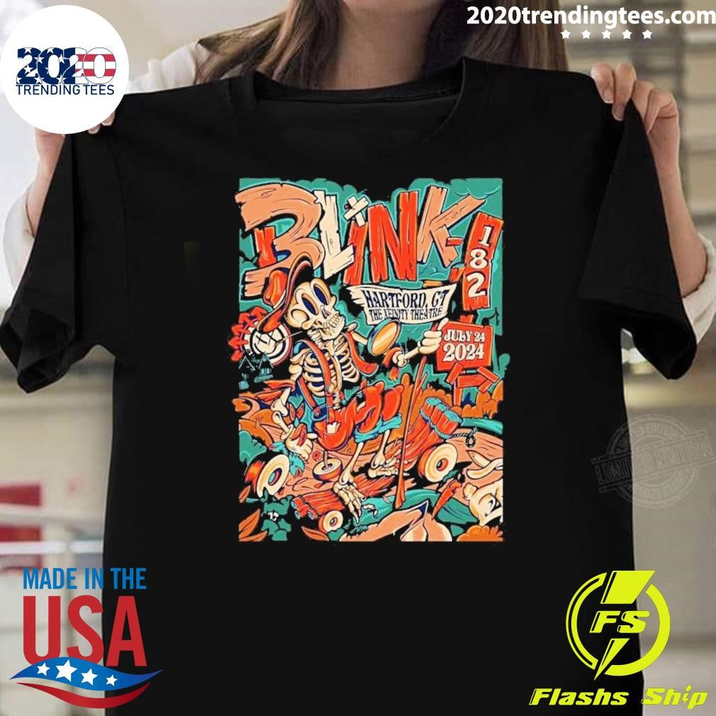 Best Blink 182 July 24, 2024 At Xfinity Theatre Show - Adult & Kids T-Shirts, Sweatshirts & Hoodies apparel design preview 1