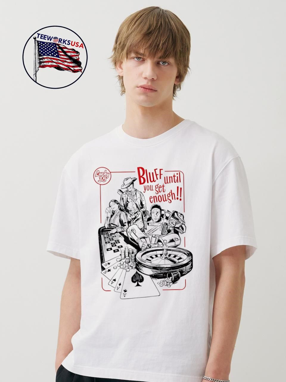 Best Bluff until you get enough vintage - Adult & Kids T-Shirts, Sweatshirts & Hoodies apparel design preview 1