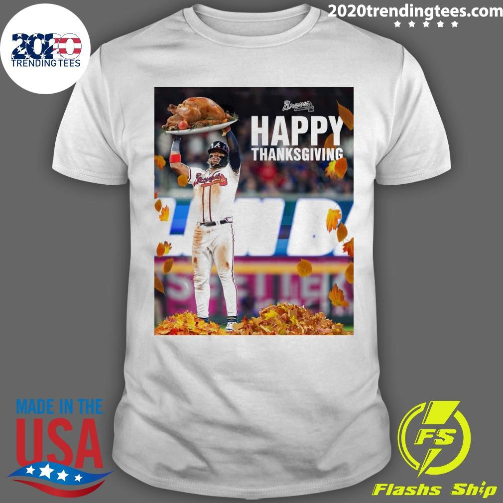 Best Braves Happy Thanksgiving - Adult & Kids T-Shirts, Sweatshirts & Hoodies apparel design preview 1