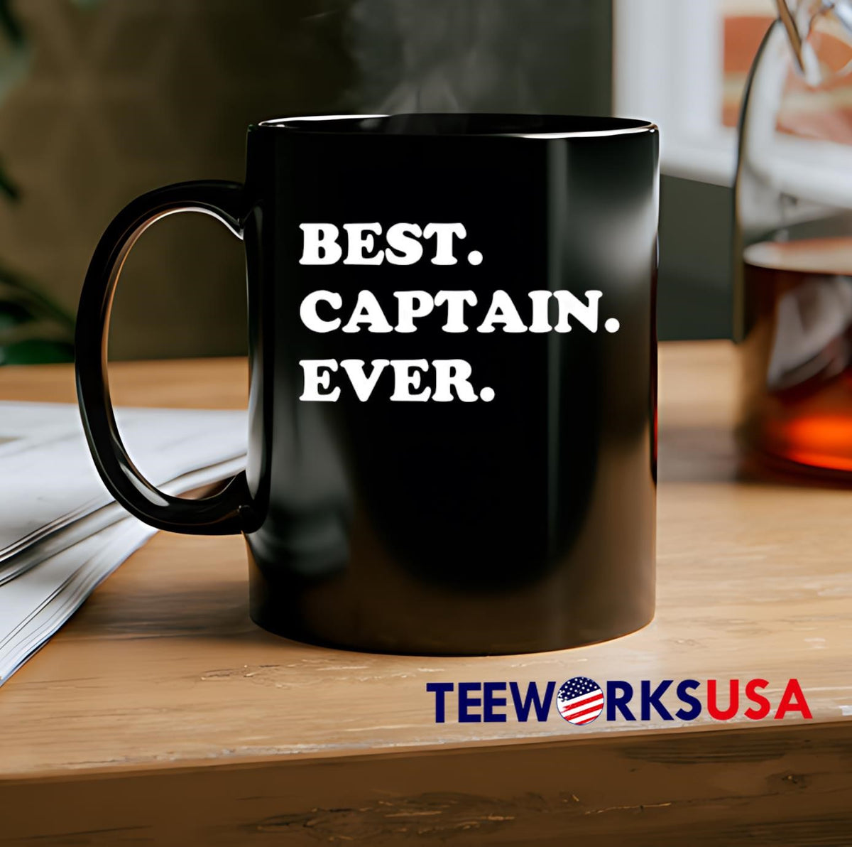 Best Captain Ever - Adult & Kids T-Shirts, Sweatshirts & Hoodies apparel design preview 2