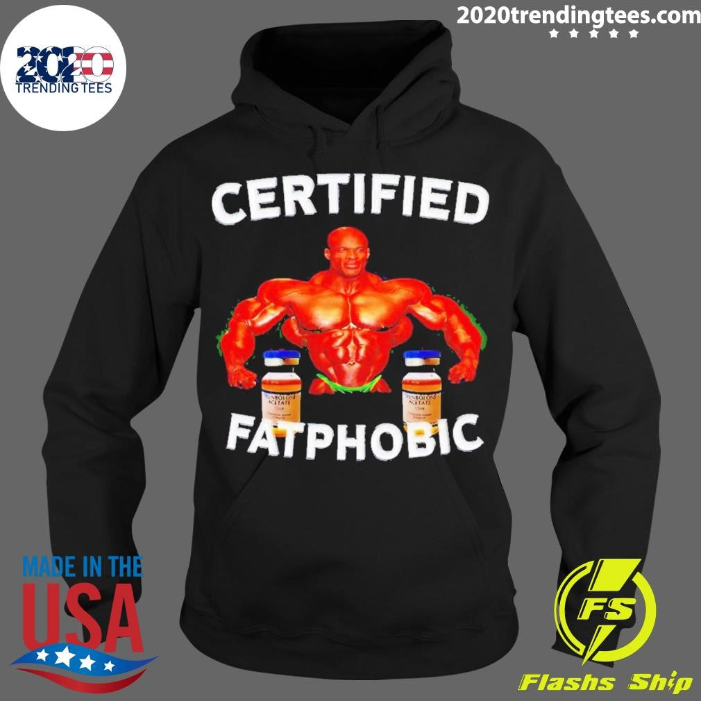 Best Certified Fatphobic - Adult & Kids T-Shirts, Sweatshirts & Hoodies apparel design preview 2