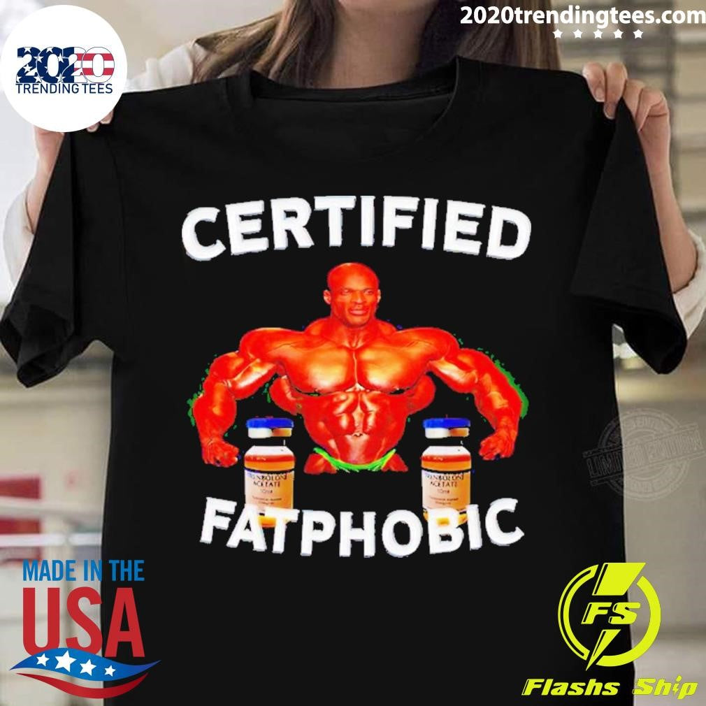 Best Certified Fatphobic - Adult & Kids T-Shirts, Sweatshirts & Hoodies apparel design preview 1
