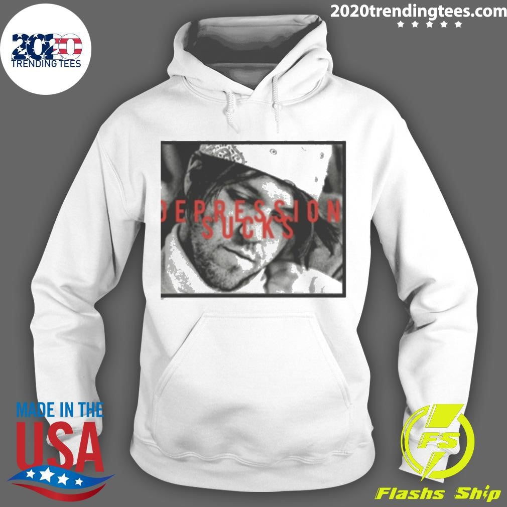 Best Depression Sucks Wallace - Adult & Kids T-Shirts, Sweatshirts & Hoodies apparel design preview 2