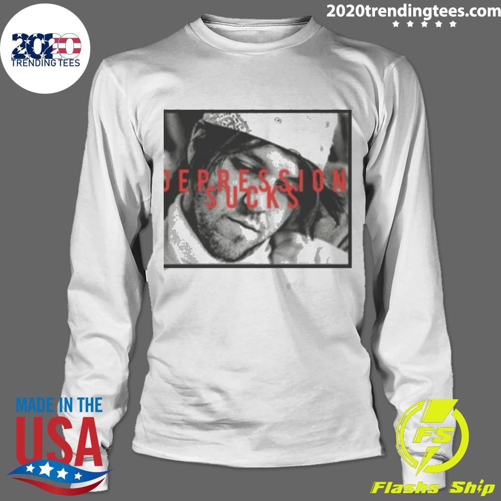 Best Depression Sucks Wallace - Adult & Kids T-Shirts, Sweatshirts & Hoodies apparel design preview 4