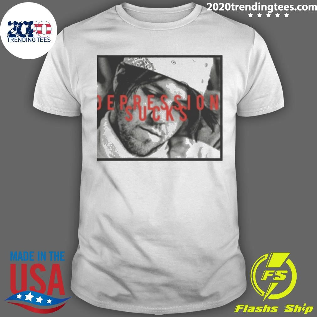 Best Depression Sucks Wallace - Adult & Kids T-Shirts, Sweatshirts & Hoodies apparel design preview 1