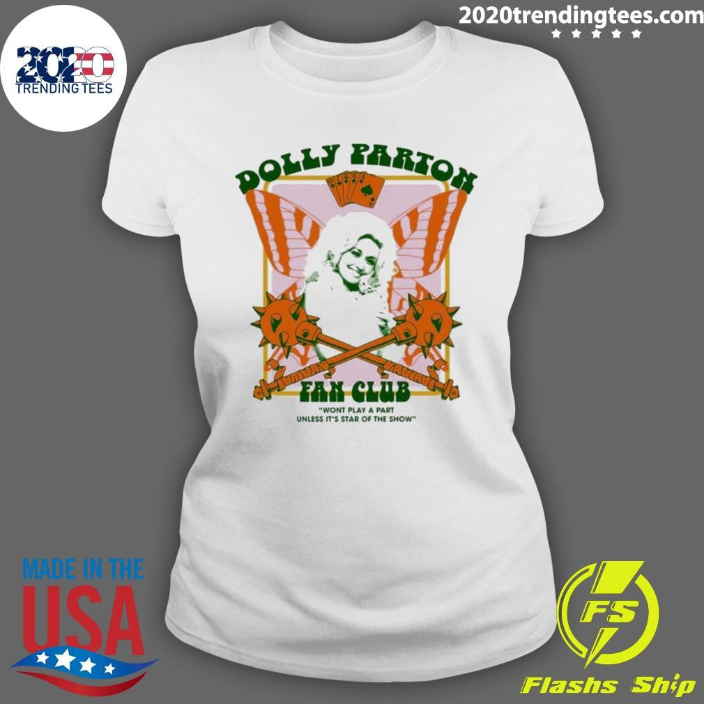 Best Dolly Parton Fan Club Won't Play A Part Unless - Adult & Kids T-Shirts, Sweatshirts & Hoodies apparel design preview 3