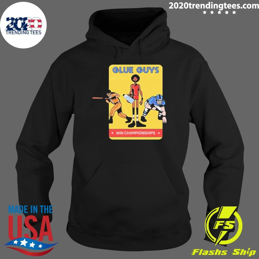 Best Glue Guys Win Championships - Adult & Kids T-Shirts, Sweatshirts & Hoodies apparel design preview 2