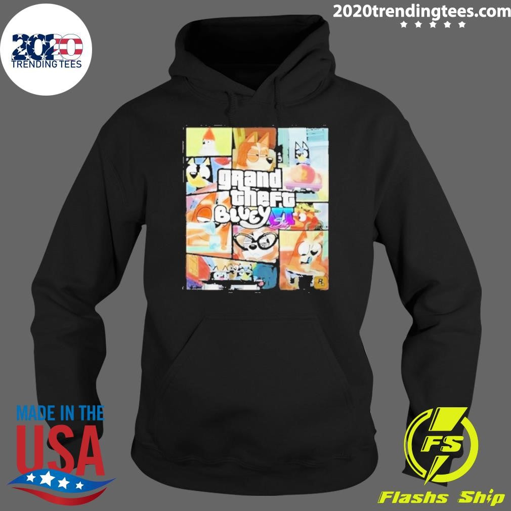 Best Gta Vi Six X Bluey - Adult & Kids T-Shirts, Sweatshirts & Hoodies apparel design preview 2