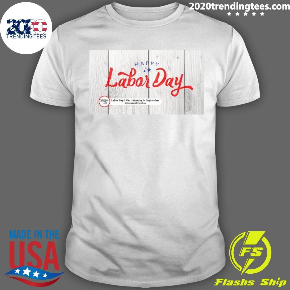 Best Happy Labor Day First Monday In September 2024 - Adult & Kids T-Shirts, Sweatshirts & Hoodies apparel design preview 1