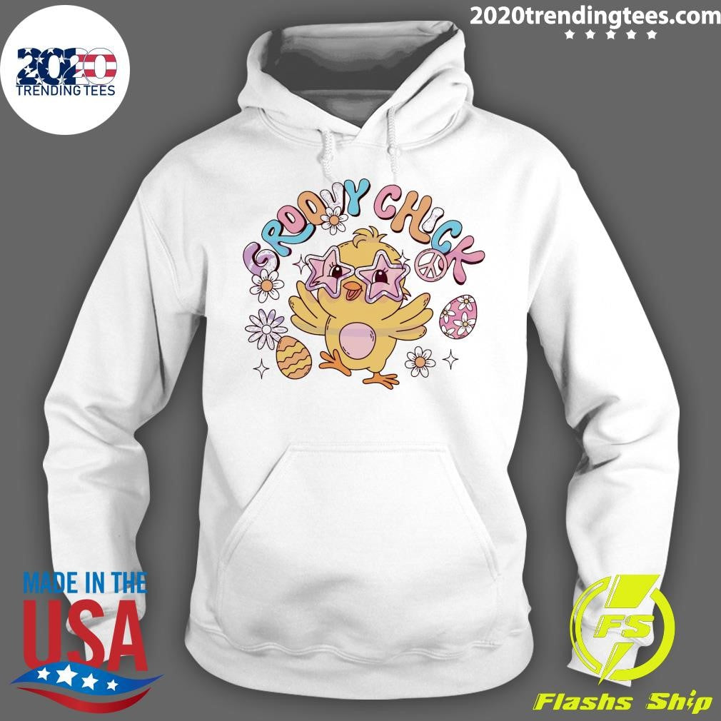 Best Hippie Easter Groovy Chick - Adult & Kids T-Shirts, Sweatshirts & Hoodies apparel design preview 2